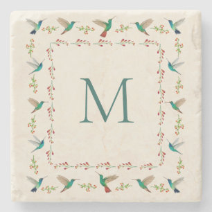 Custom Hummingbird  Stone Coaster