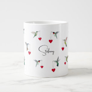 Custom Hummingbirds Giant Coffee Mug