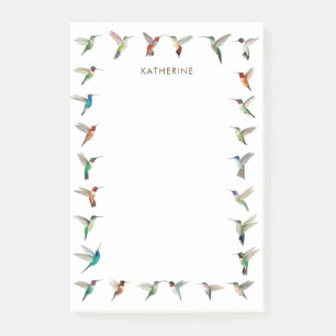 Custom Hummingbirds Post-it Notes