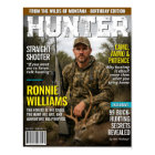 Custom HUNTER Magazine Cover, Personalised Hunting