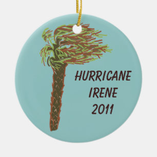 Custom Hurricane Memorial Ornament - Teal