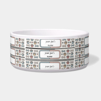 Custom Hygge Pet Bowl Personalised Dog or Cat Food