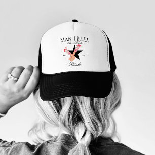 Custom I Feel Like A Bride Cowgirl Bachelorette Trucker Hat