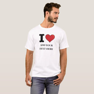 Custom I Heart T-Shirt