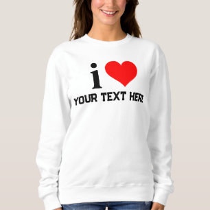 Custom i heart text t shirts Make your own tee