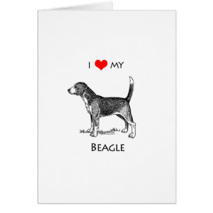Custom I Love My Beagle Dog