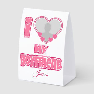 Custom I Love My Boyfriend – Add Photo & Name