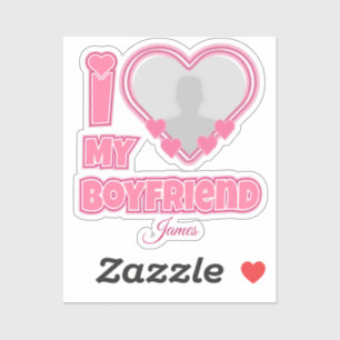 Custom I Love My Boyfriend – Add Photo & Name