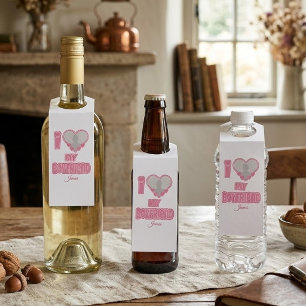 Custom I Love My Boyfriend – Add Photo & Name Bottle Tag