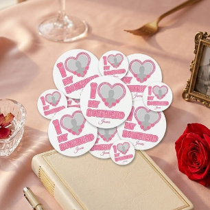 Custom I Love My Boyfriend – Add Photo & Name Confetti
