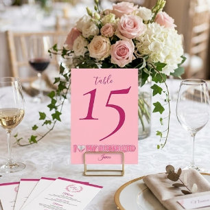 Custom I Love My Boyfriend – Add Photo & Name Table Number