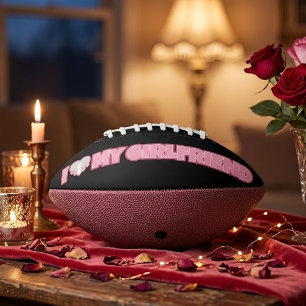 Custom I Love My Girlfriend – Add Photo American Football