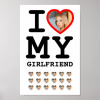 Custom I love my girlfriend photo funny