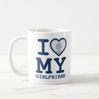 Custom I love my girlfriend photo text