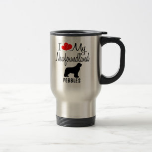 Custom I Love My Newfoundland Dog Mug