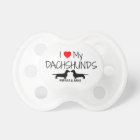 Custom I Love My Two Dachshunds