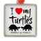Custom I Love My Two Turtles