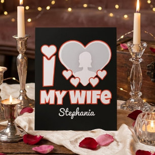 Custom I Love My Wife – Add Name & Photo Flyer