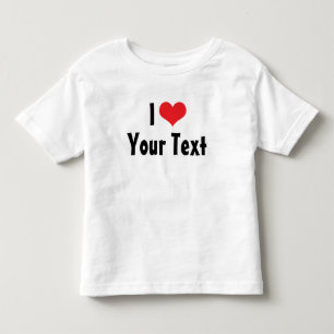 Custom I Love T-Shirt