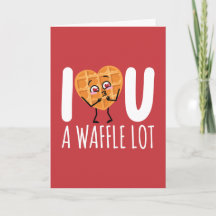 CUSTOM I Love You A Waffle Lot Kawaii Cute Funny