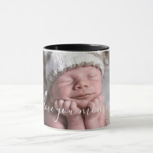 Custom I Love You Mummy Photo Template Mug