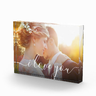 Custom I love you Script Photo memory Block