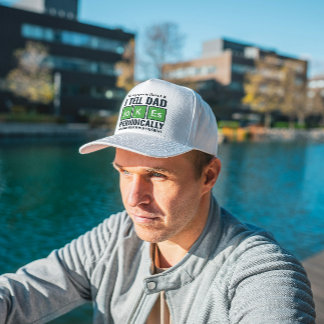 Custom I Tell Dad Jokes Trucker Hat