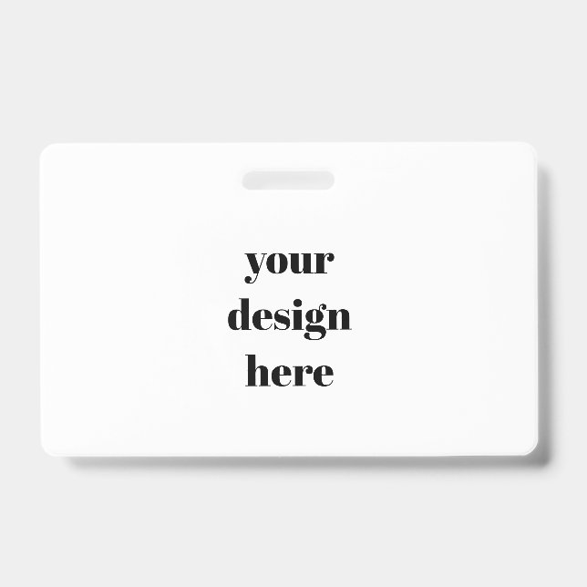 Custom ID Badge (Front)