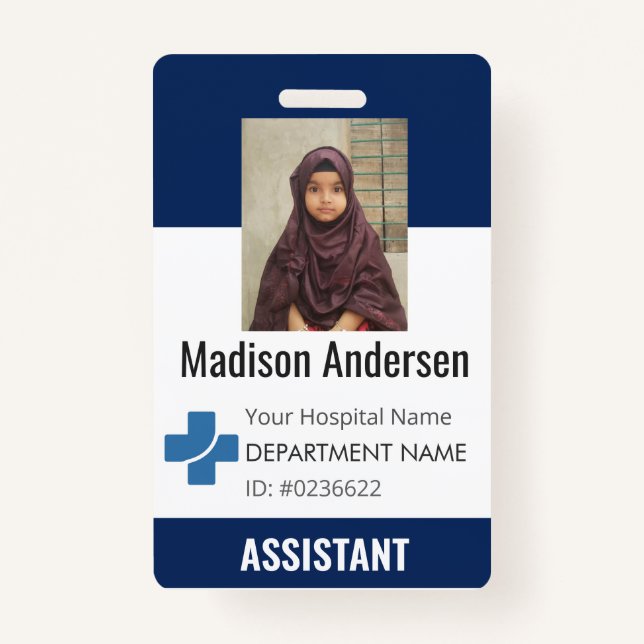 Custom ID Badge | Personalised Work ID Card (Front)
