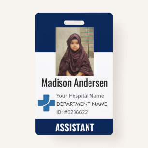 Custom ID Badge Personalized Work ID Card