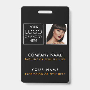 Custom ID Badge Printing Employee ID Photo