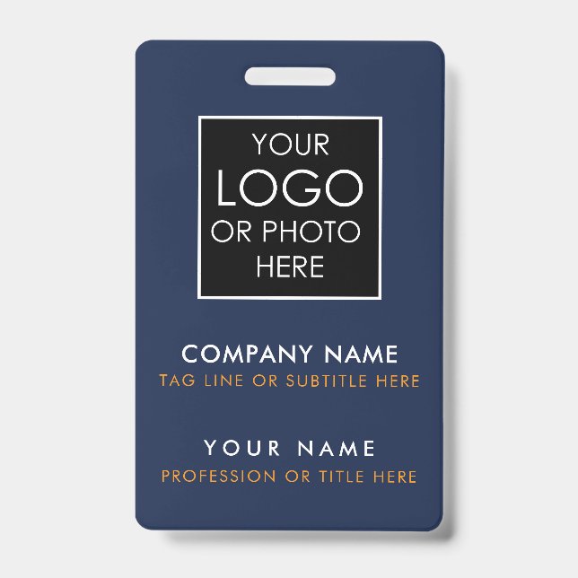 Custom ID Badge Printing Personalised Employee ID (Front)