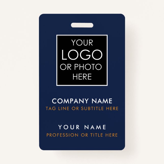 Custom ID Badge Printing Personalised Employee ID (Front)