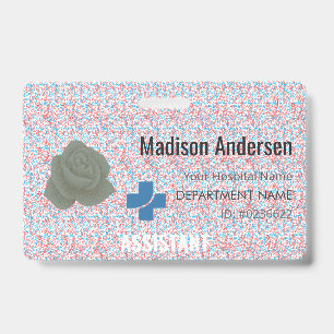 Custom ID Badges Lanyard Button Clip Ribbon