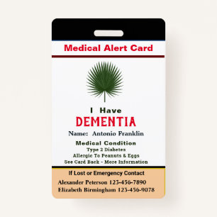 Custom ID Identification Child Adult Name ID Badge