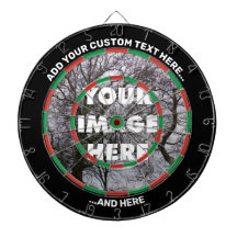 Custom Image Dartboard with Text