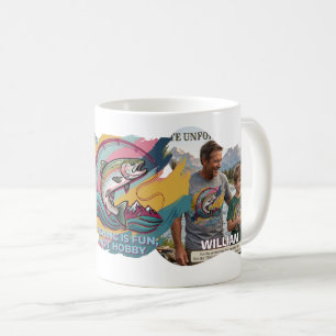 Custom Image, Fishing Is Fun Not Hobby Coffee Mug