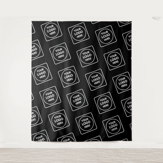 Custom Image Logo or Design Wall Branding Tapestry (Front)