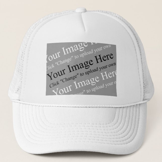 Custom Image or Logo Hat Template (Front)