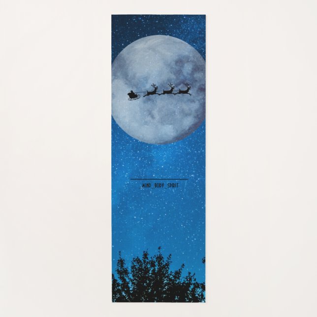 Custom Image Personalised Name Yoga Mat (Front)