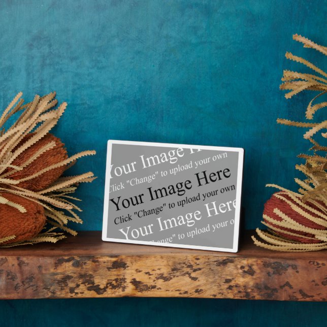 Custom Image Plaque with Easel (Side)