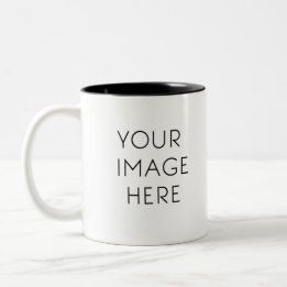 Custom Image Two-Tone Coffee Mug