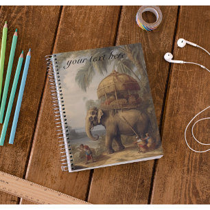 Custom Imperial Elephant & Royal Howdah Notebook