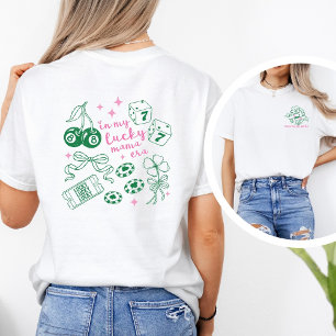 Custom In My Lucky Mama Era St Patricks Tri-Blend Shirt