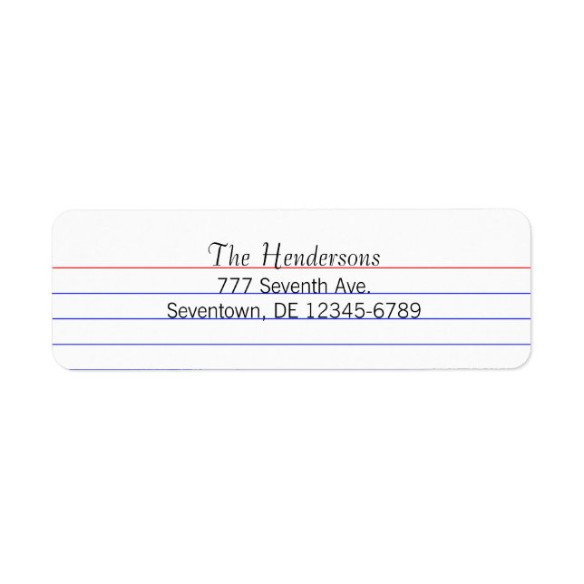 Custom Index Card (Front)