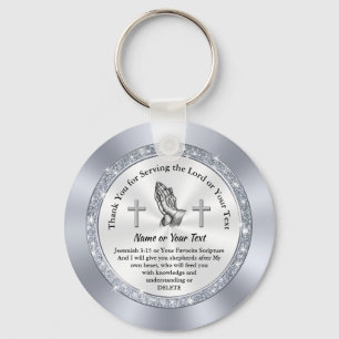 Custom Inexpensive Gifts for Church Volunteers Key Ring