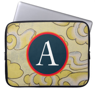 CUSTOM INITIAL JAPANESE CLOUD Electronics Bag