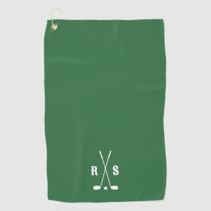 Custom Initials Golf Gift for Dad, Monogram Gift Towel