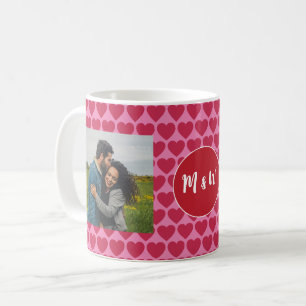Custom Initials I Love You 2-Photo  Coffee Mug