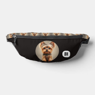 Custom Initials Yorkshire Terrier Yorkie Dog Bum Bags